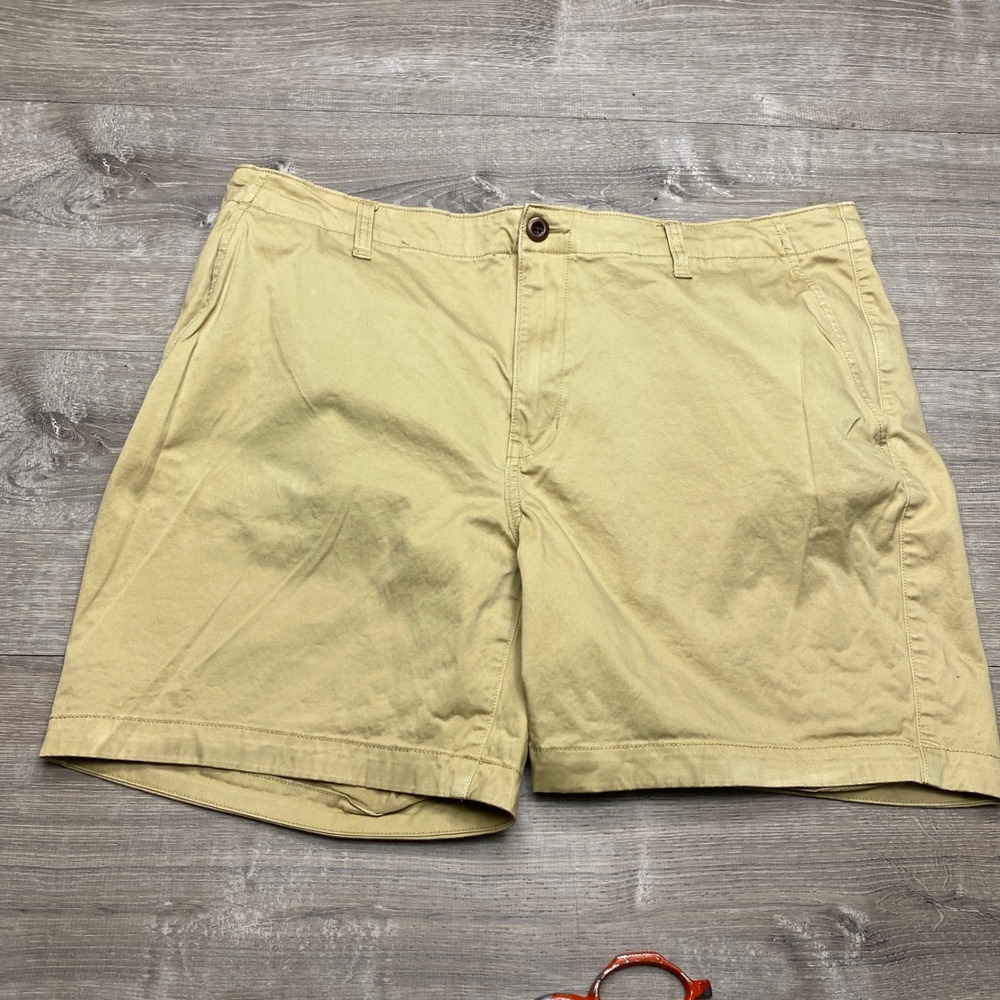 Best Made Co‎ Mens 38 Supima Cotton Chino Shorts Khaki Tan Stretch 13686